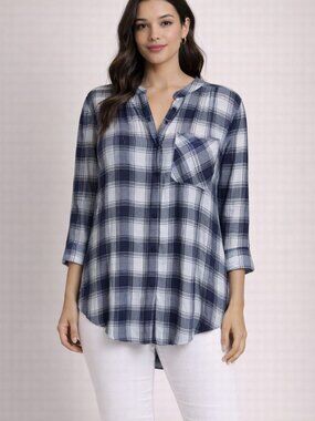 Catherine Malandrino light/blue grey top size XL, NWT